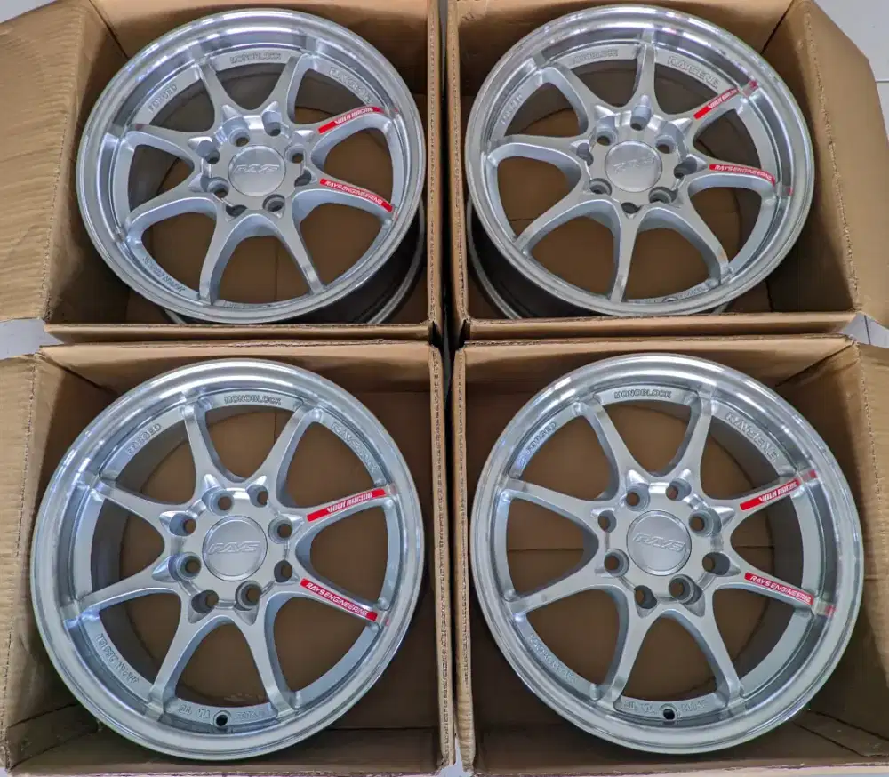 R14 baru PCD 4x100_114.Te37,venom,RPF,CE28 new