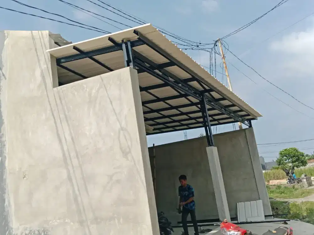 Kanopi Baja Ringan Dikerjakan Oleh Tukang Handal