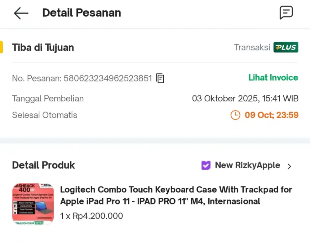 Logitech Combo Touch Case Ipad Pro 11 M4 Magic Keyboard