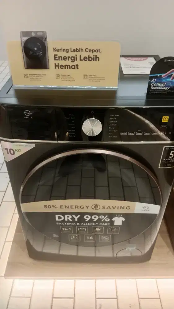 KELS WASHING MACHINE FRONT LOADING 10KG