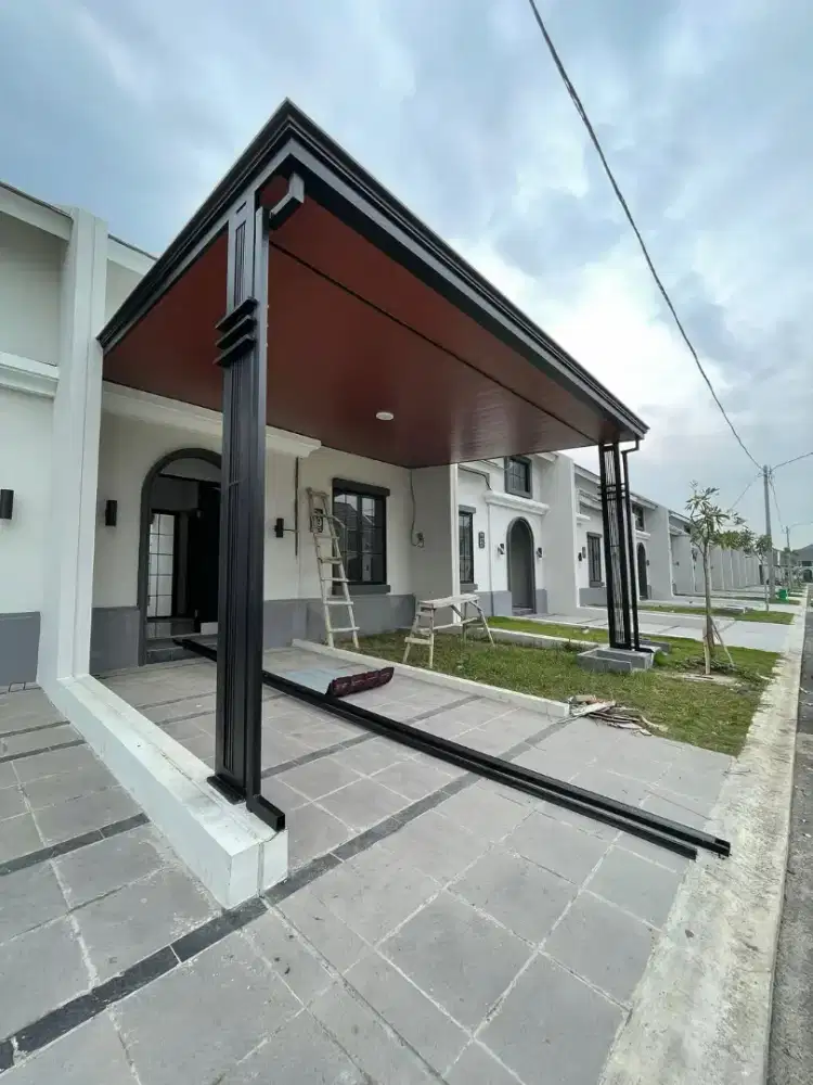 kanopi kaca modern bergaransi 100%