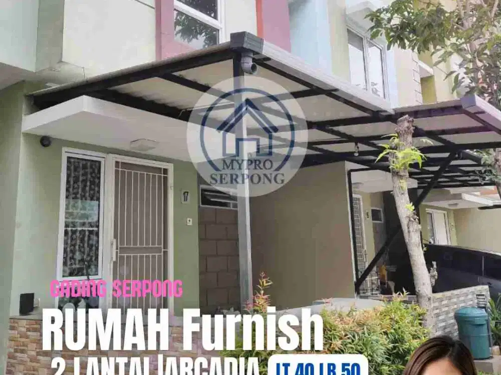rumah 2 lantai furnished sudah renov cuma 900jutaan