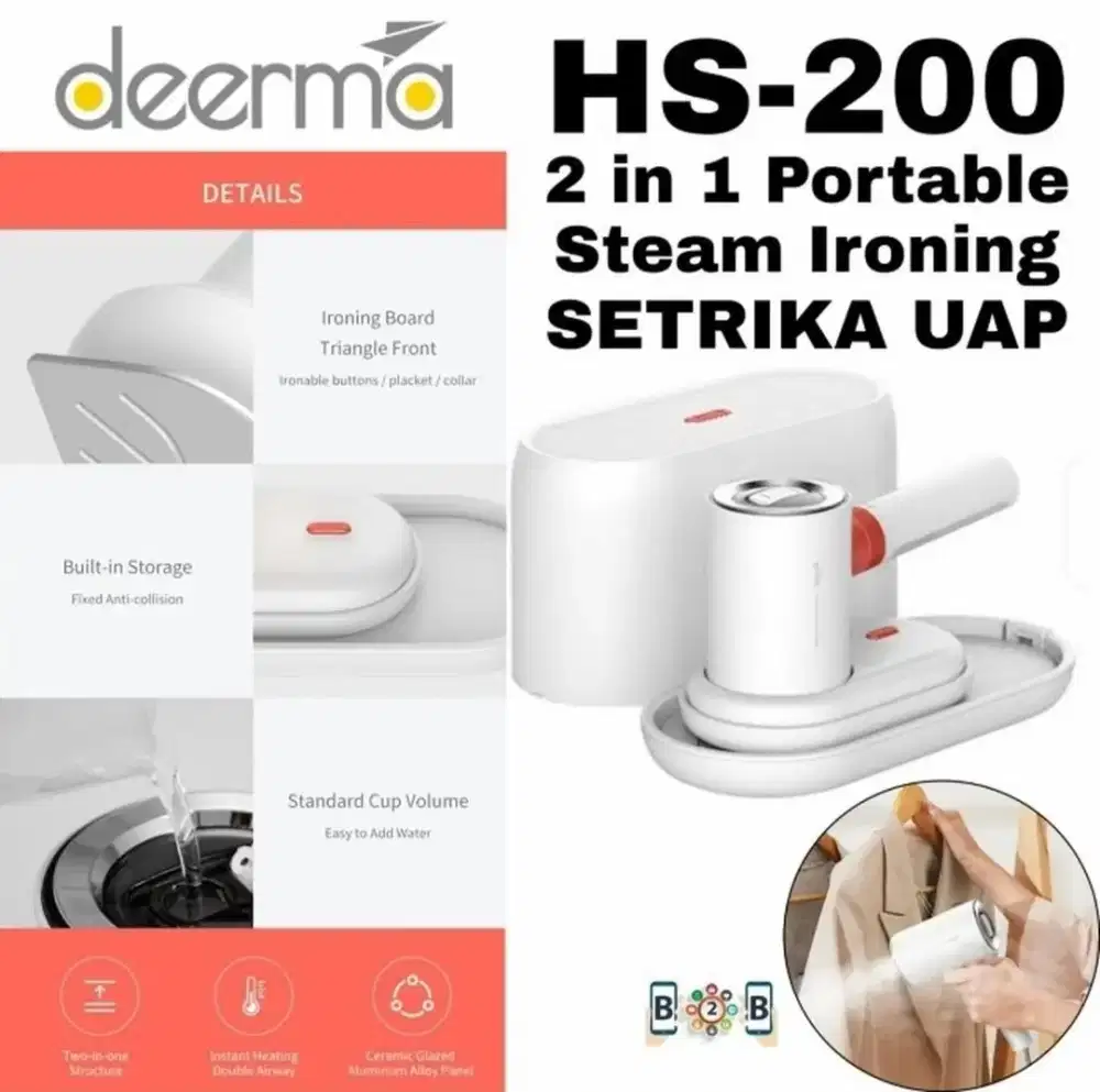 Setrika Uap / Iron Steam (Xiaomi/Deerma)