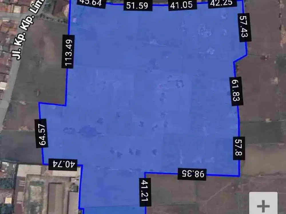 Dijual Lahan 4 Ha di Jalan Raya Pakuhaji Kab. Tangerang