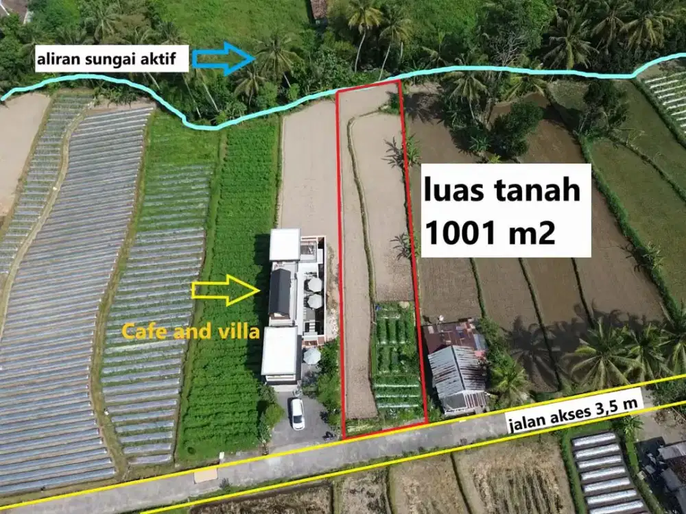 Dijual tanah super murah dekat kampus uii dan kopi klotok jakal 15