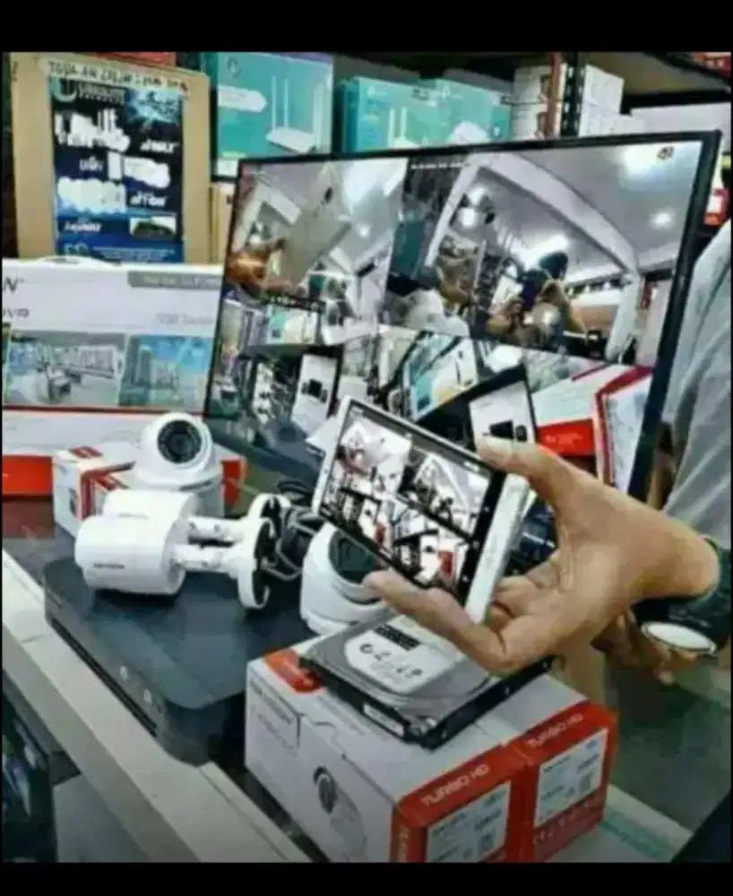Paket lengkap plus pasang kamera CCTV
