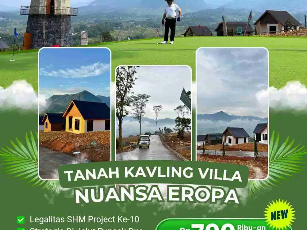 TANAH SHM MURAH DEKAT JAKARTA DIJALUR WISATA BOGOR