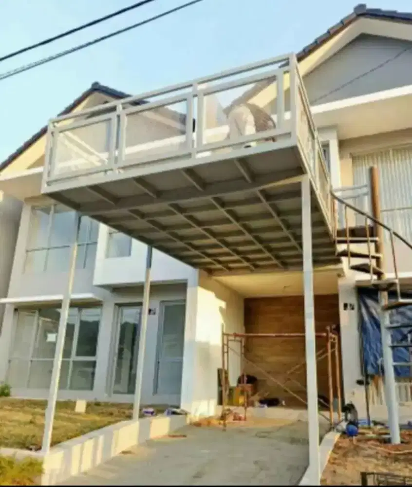 Carport dak pelat bordes menizim