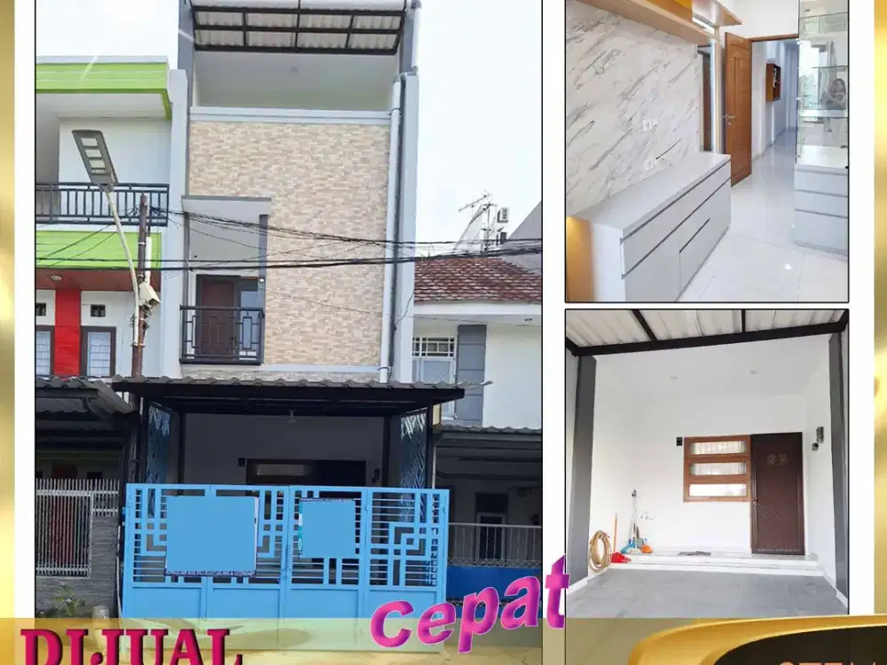 DIJUAL RUMAH BAGUS 3 Lantai di Taman Palem Lestari Cengkareng - Jakarta Barat