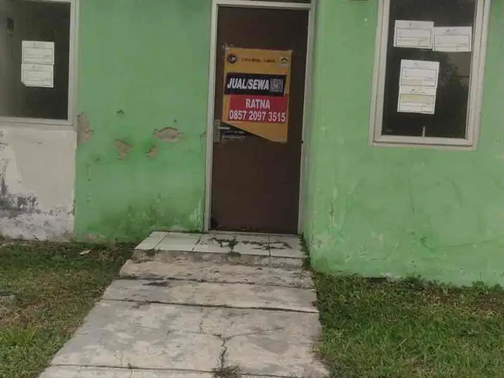 Jual BU, Rumah Tanah 72 m2, 2 KT, Dalam Cluster Harga Miring