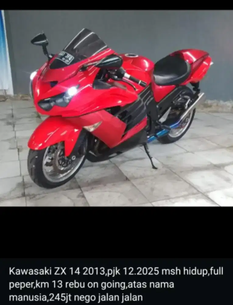 Dijual Kawasaki zx