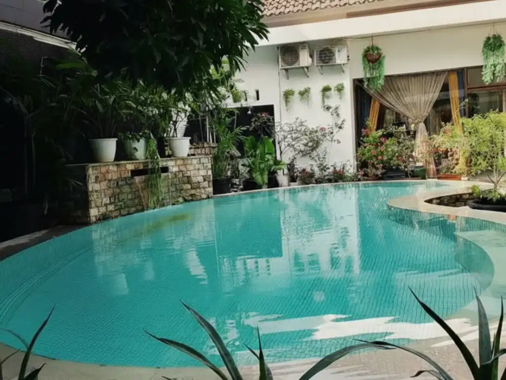 Jual Rumah Luas 610 M2 Semi Furnish Ada Swim Pool Di Duren Sawit Jaktim
