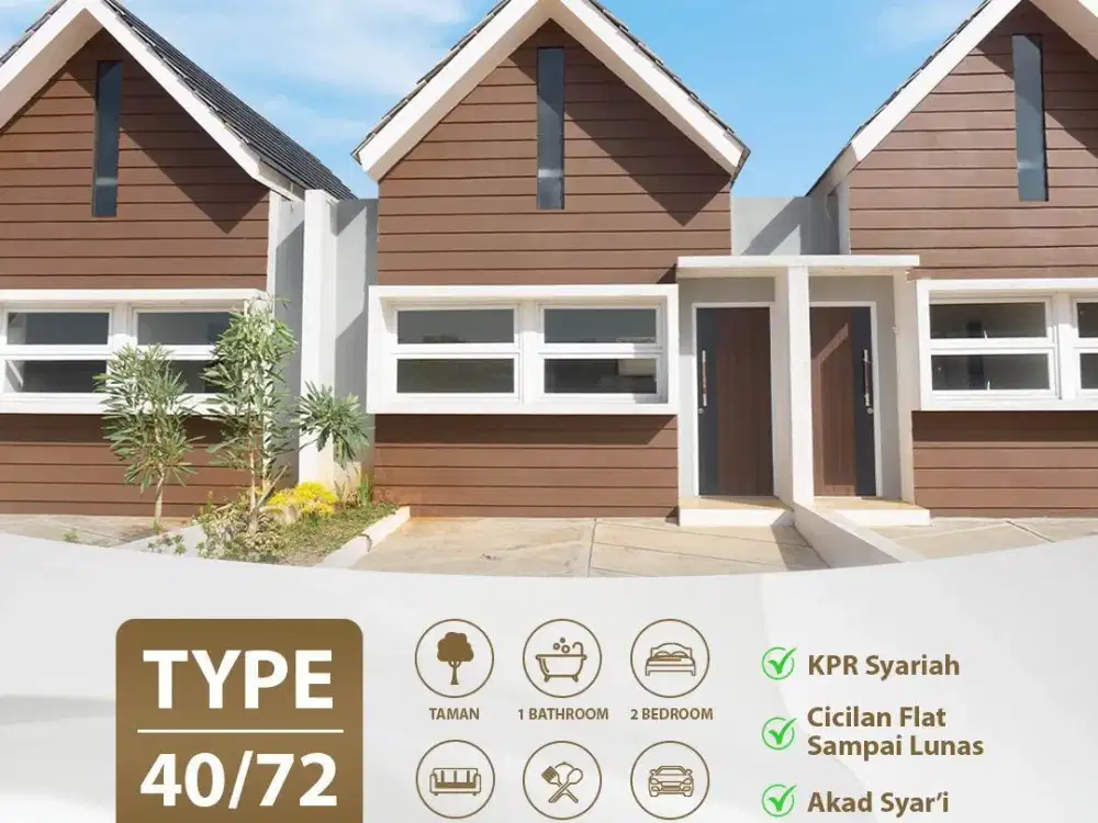 Dijual Rumah Syariah Tanpa Riba di Belakang Bukit Golf Cimanggis