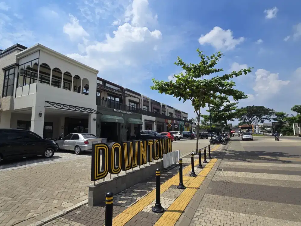 Ruko Baru Harga Murah Downtown Drive di Gading Serpong