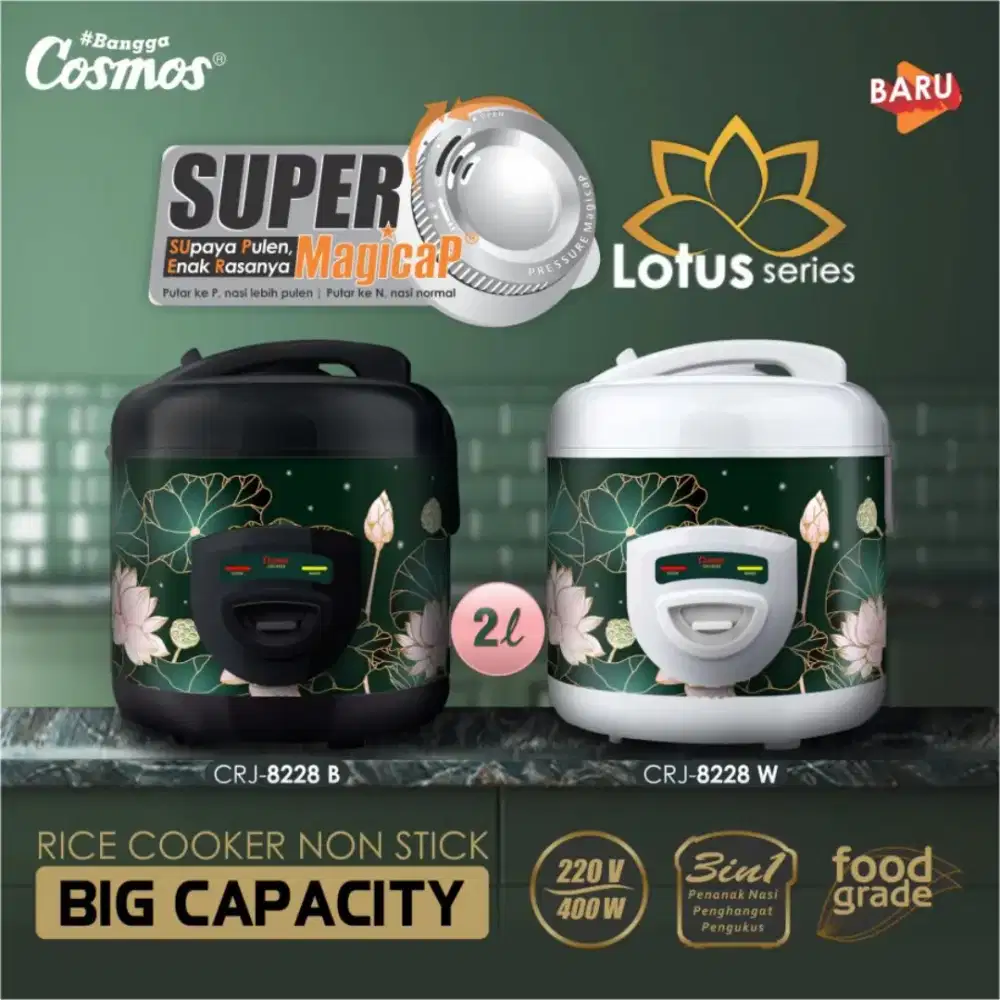 magic com cosmos baru lotus 2 liter