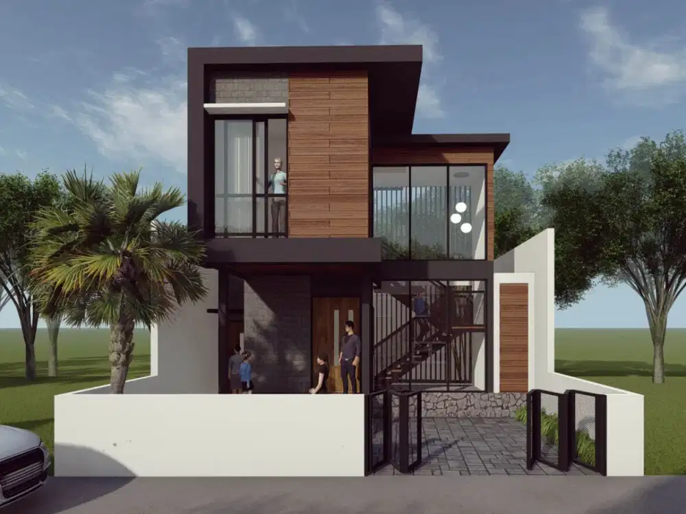 Rumah Villa Customized Design di Dekat Lembang Park Zoo Bandung Utara