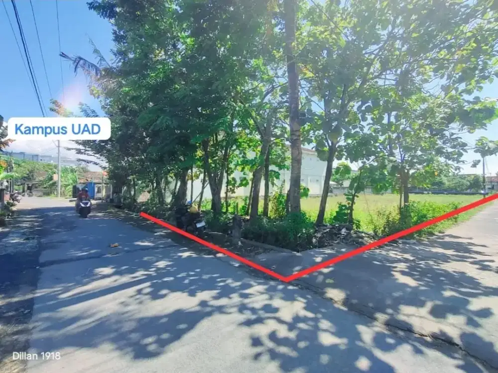 Jual Tanah Murah di Tamanan Dekat Kampus UAD