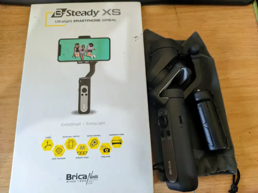 Gimbal Smartphone Brica XS Fullset Like New
