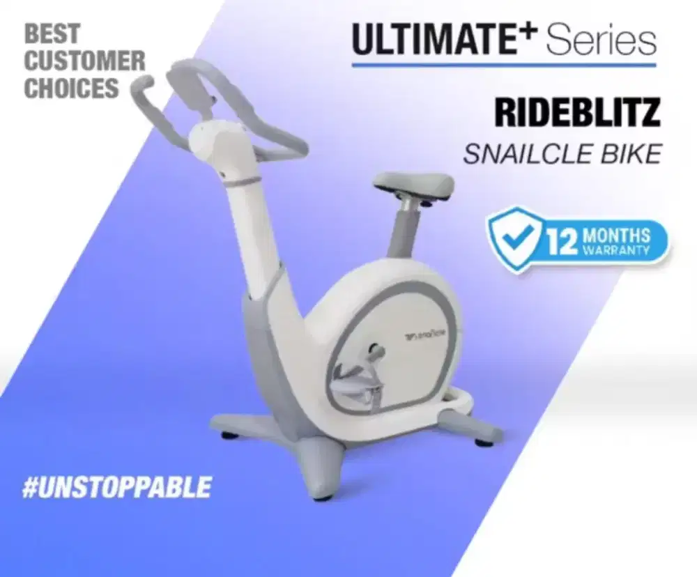 Termurah Snailcle Bike Sepeda Statis Magnetic Smart Bike Gym Fitness