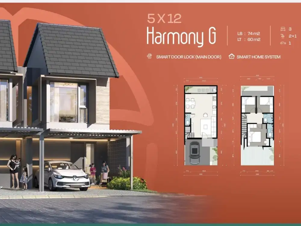 Rumah Elit 2 Lantai Gravius Thp 2 Citra Garden Serpong Cisauk