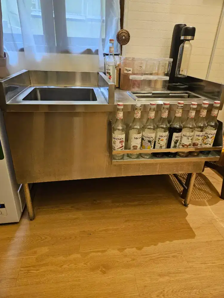 Sink Stainless dgn ice bin