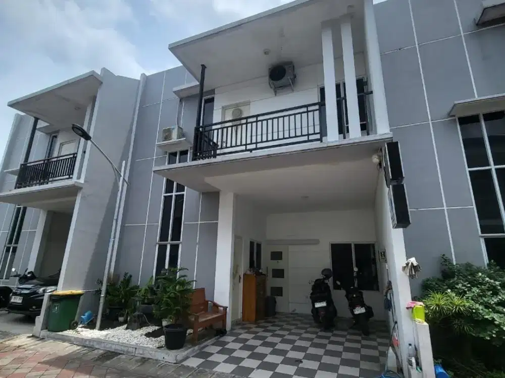 Rumah Cluster Furnish 2 Lantai Dekat Kampus UMS security 24h