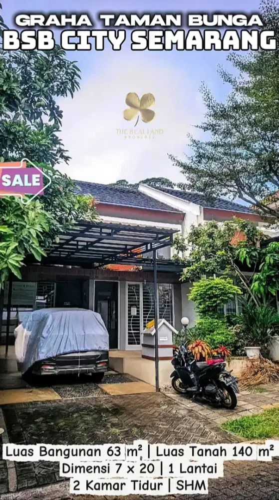 RUMAH dijual di graha taman bunga BSB Semarang sertifikat ready