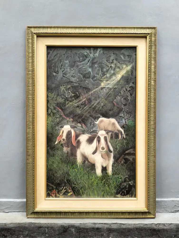 Di borongkan 4 Lukisan karya Muhammad Iwan suhaya