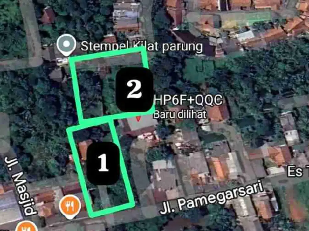 DIJUAL TANAH MURAH SESUAI DENGAN HARGA NJOP DI PAMEGARSARI PARUNG!