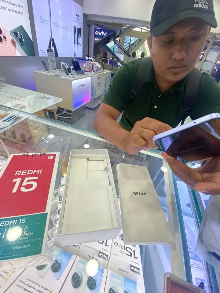 Jual Baru Redmi 15 Terbaru 8/128gb garansi resmi segel ori free ongkir