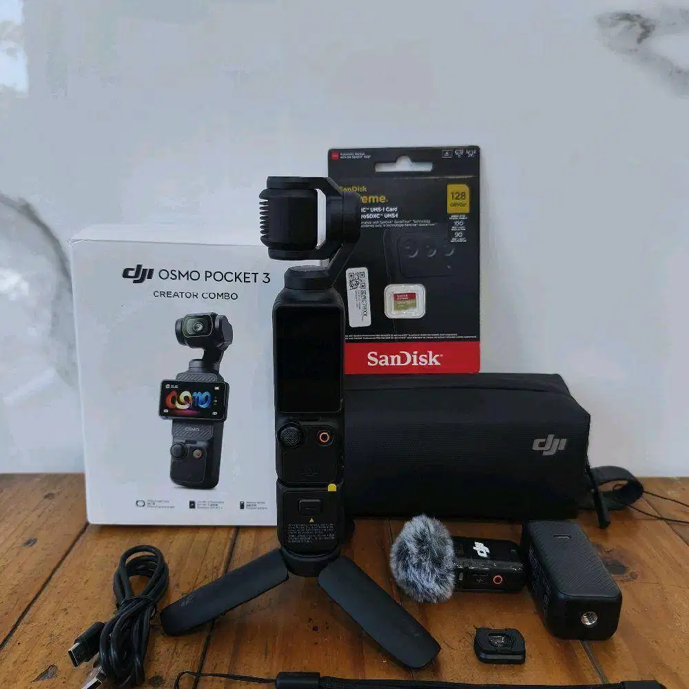 DJI Osmo Pocket 3 Creator Combo Secondhand 4K Pocket camera fullset