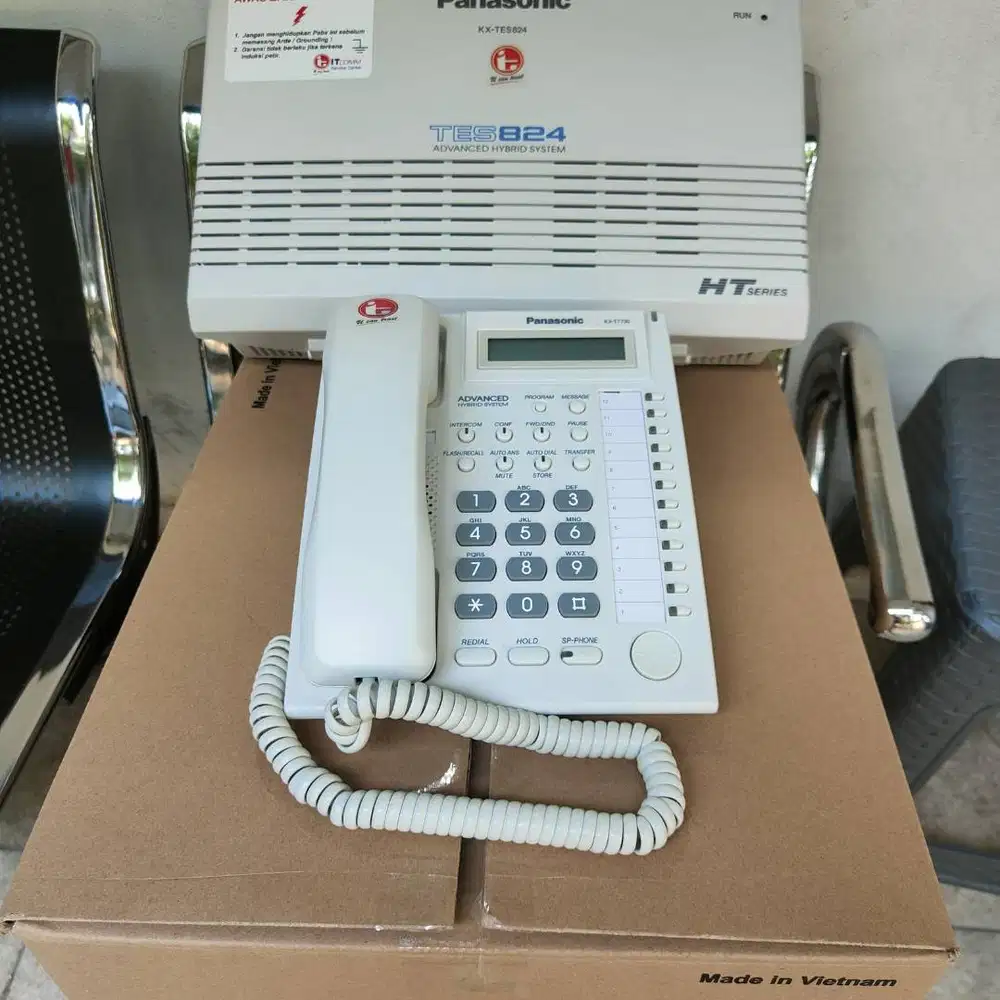 MESIN PABX 3LINE 8 EXT SIAP pasang