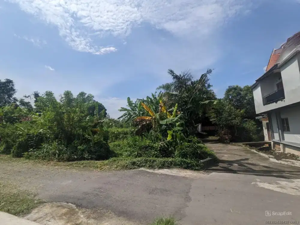 5 Menit Hyatt Regency Tanah Sleman Jogja Tepi Jalan Aspal Siap Bangun