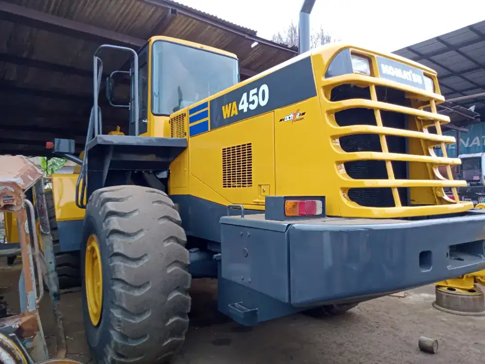 JUAL KOMATSU WA450-3 ALAT BERAT WHEEL LOADER BUILT UP EX JEPANG