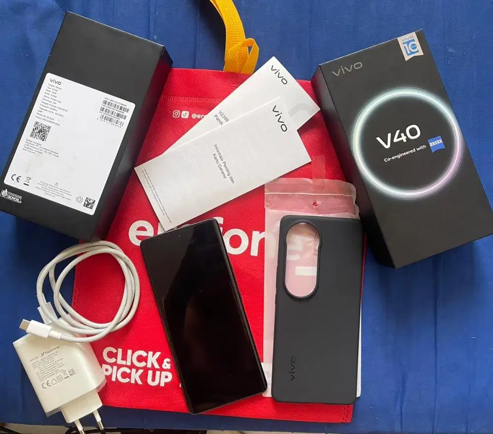 Vivo V40 5G ram 12/512GB full set mulus no minus