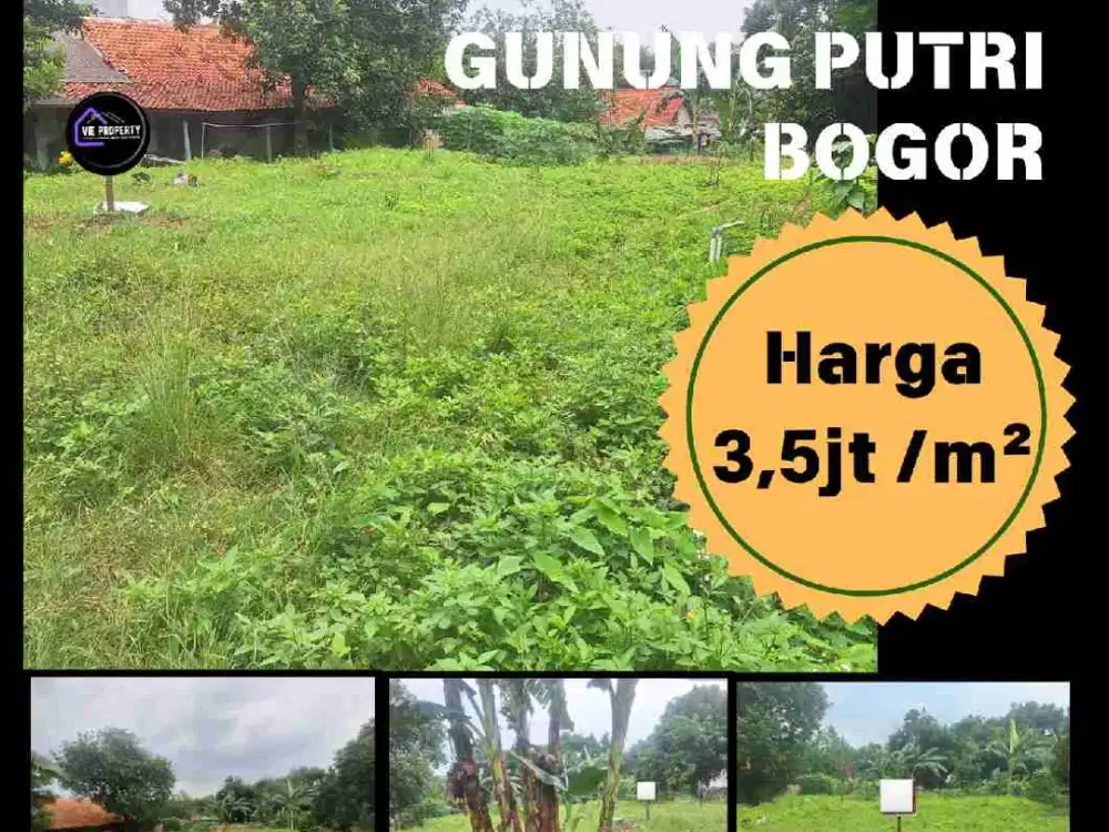 DIJUAL TANAH DI BOJONG KULUR GUNUNG PUTRI BOGOR