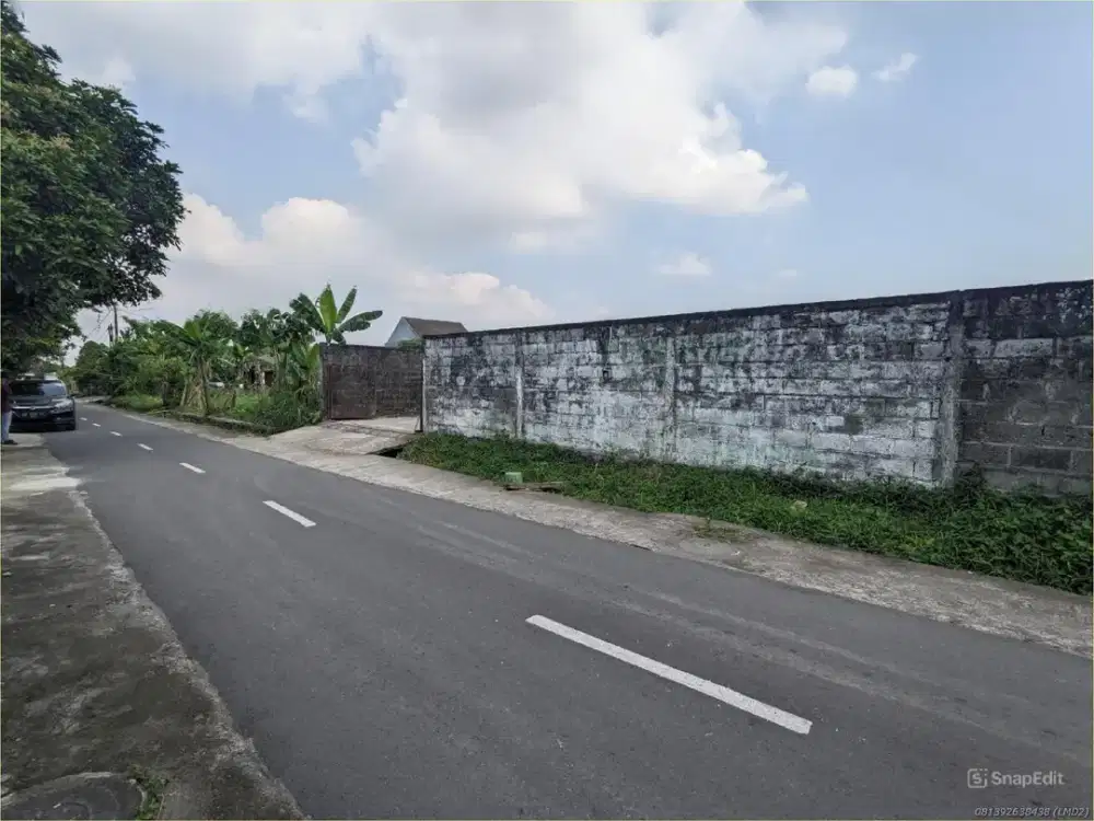 Dekat Ke Kampus UGM Tanah Jogja Jl. Kaliurang Km 8 Sleman Siap Bangun