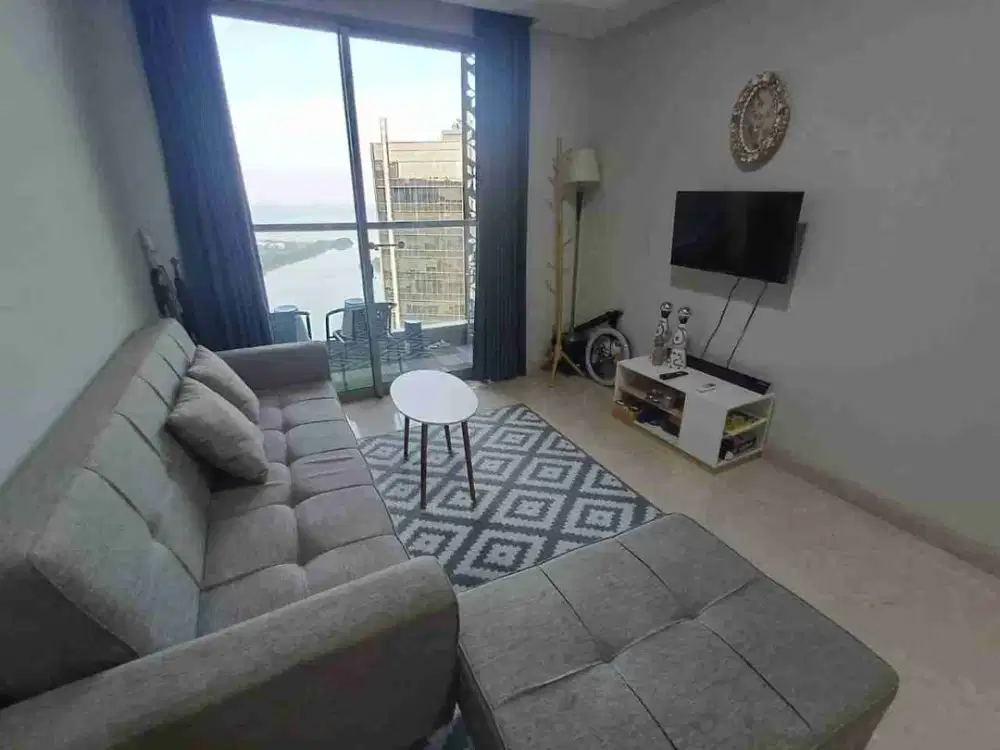 Disewakan Apt 1BR Gold Coast PIK View laut