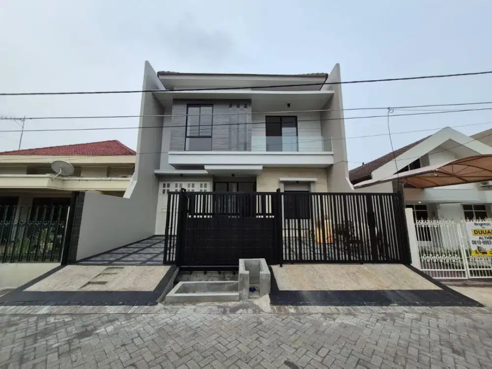 JUAL RUMAH BARU JADI MANYAR KERTOADI SURABAYA (Tjin2Area)