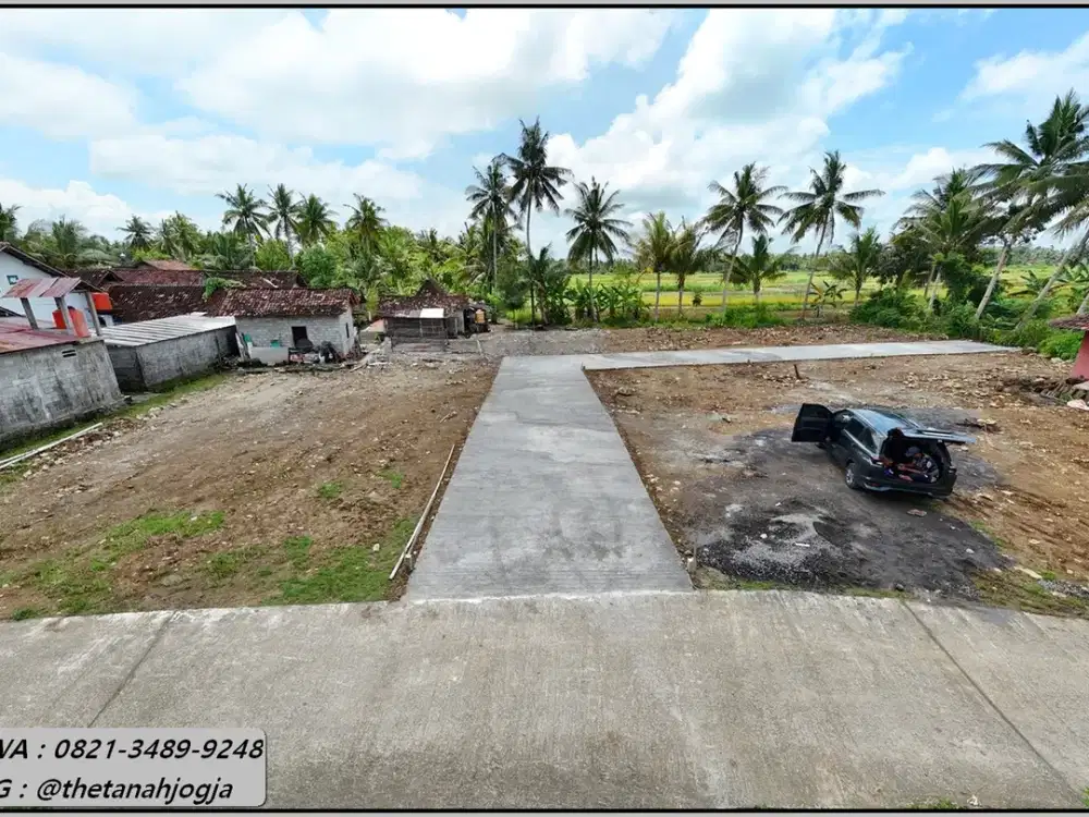 Dekat RSUD Wates, Siap AJB 1 Jutaan Per Meter