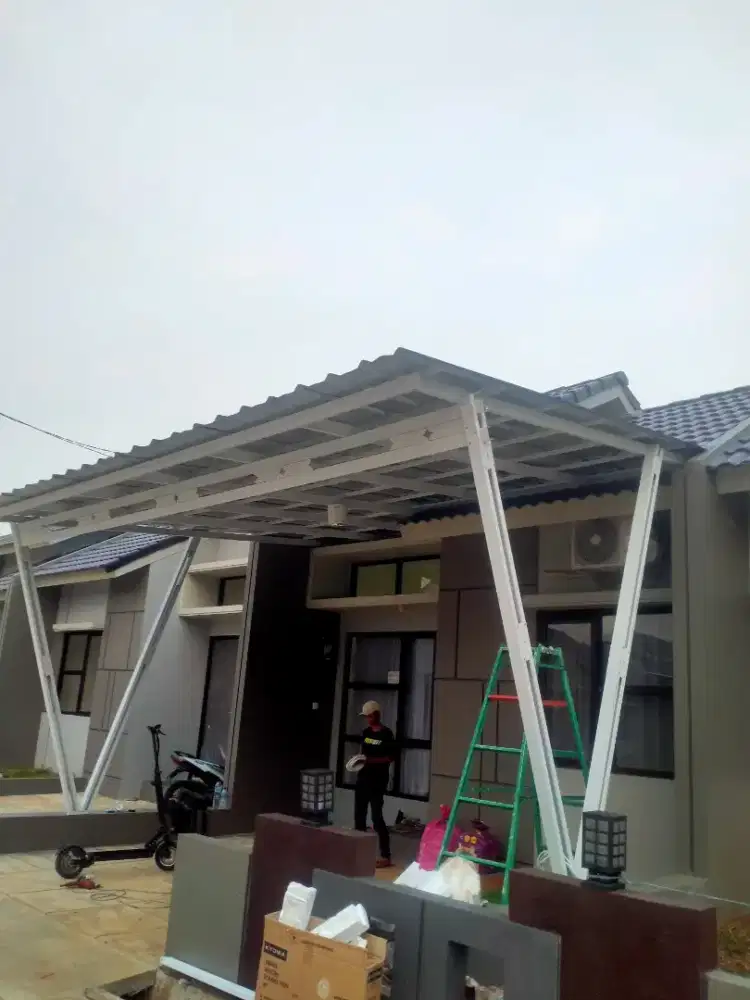 Kanopi Baja Ringan Garasi Rumah