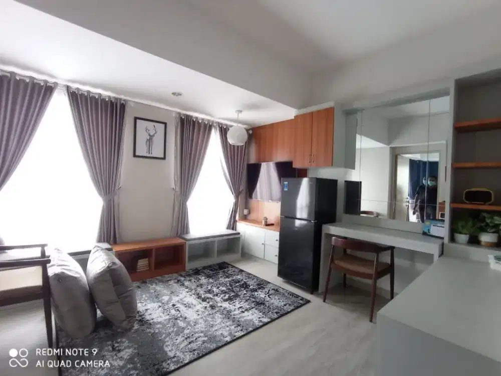 Sewa Apartemen Bulanan 1BR – Desain Elegan, Full Furnished, Nyaman Tinggal