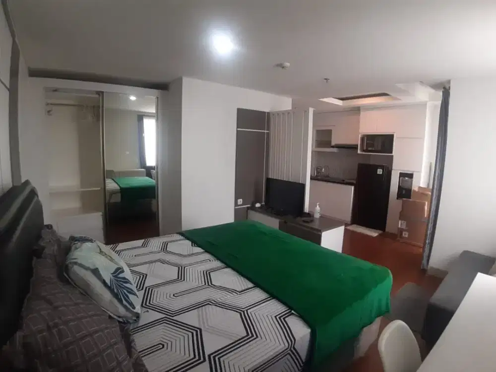 Sewa Apartemen Studio 34 m² – Luas, Nyaman, Full Furnished, Lokasi Strategis!