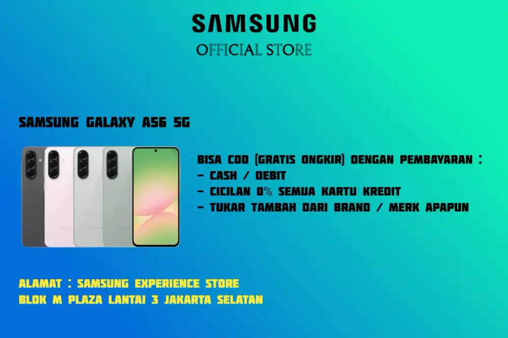 Bisa COD PROMO Samsung Galaxy A56 5G Garansi 100% Resmi SEIN