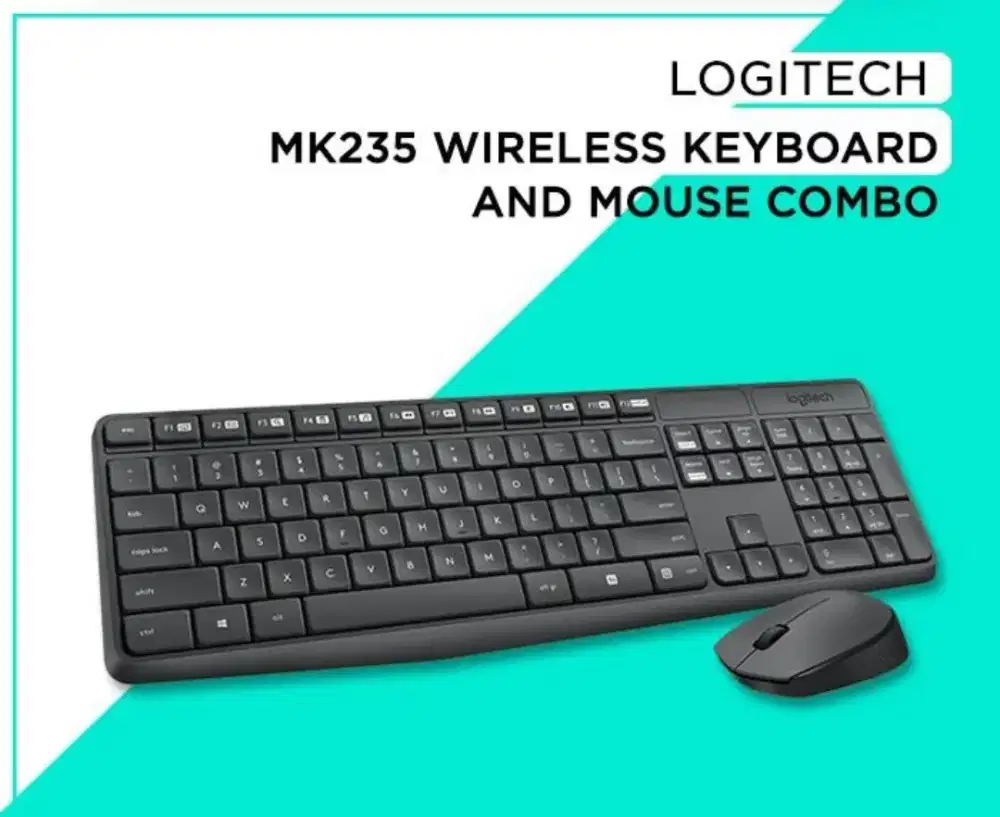 LOGITECH MK235 WIRELESS COMBO KEYBOARD+MOUSE