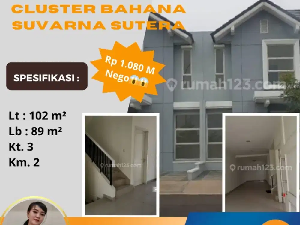 Jual Murah Banget Bahana Lt. 102 Suvarna Sutera Lavon Cikupa Tangerang