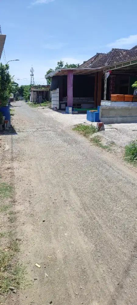 Tanah Pekarangan siap bangun desa gelang kavling tulangan SHM