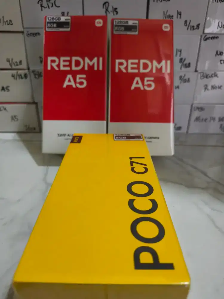 Ready Redmi A5 4+4/128gb bergaransi resmi