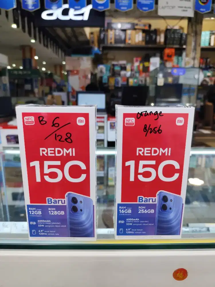 Redmi 15C 6/128 (Unit Baru) Garansi resmi