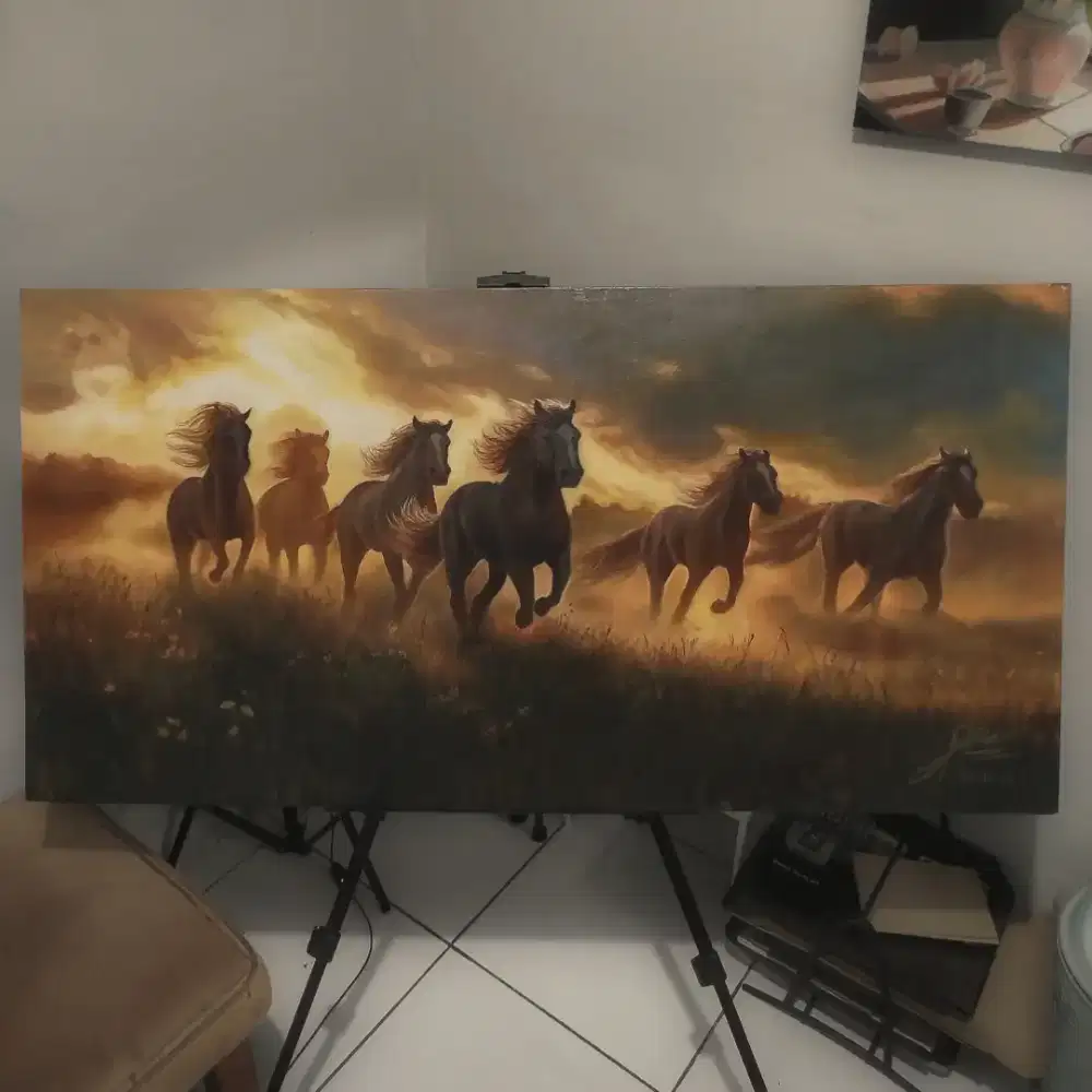 Lukisan Kuda - Untamed Gallop